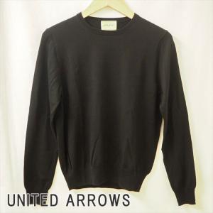 中古 UNITED ARROWS ユナイテッドアローズ ニット 薄手 透け感 シンプル 春秋 黒   B1130Y001 トップス あたたかい あったかい 暖かい｜dbshop2019