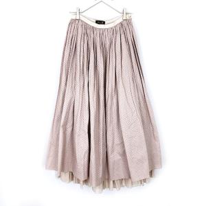 DRAWER Drawer / ドゥロワー | ストライプ プリーツ タック スカート  