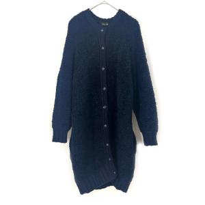 ドゥロワー Drawer ニットワンピース 12G ウール カシミヤ フロント