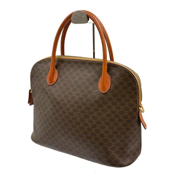 CELINE セリーヌ ハンドバッグ レザー レディース バッグ ブラウン系 ゴールド金具 送料無料...