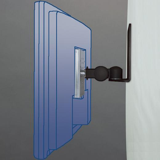 アルファーテック PS-9F-B[モニタオプション]金具