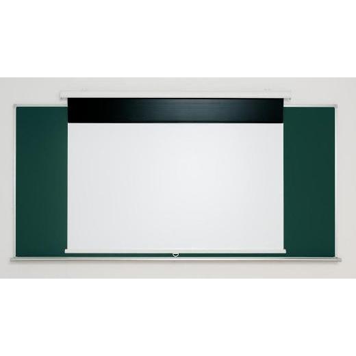 青井黒板製作所 ASC-ICT-MS[プロジェクタスクリーン]映写・板書兼用スクリーン 巻上げぺたり...