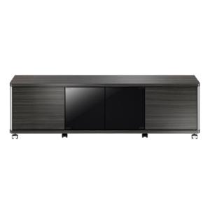 朝日木材加工 テレビ台 薄型 ~60V型 キャスター付きテレビ台 幅約140cm ハイタイプ AS-GD1400H ※日時指定不可
