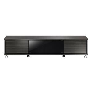 朝日木材加工 テレビ台 薄型 ~60V型 キャスター付きテレビ台 幅約140cm ロータイプ AS-GD1400L ※日時指定不可