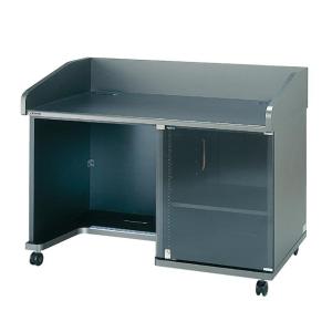 オーロラ ALB-13U[チェスト・キャビネット]EIAレクチャーキャビネット(メタリックダークグレ...