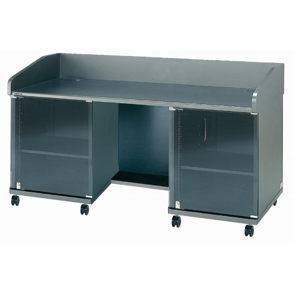 オーロラ ALB-26U[チェスト・キャビネット]EIAレクチャーキャビネット(メタリックダークグレ...