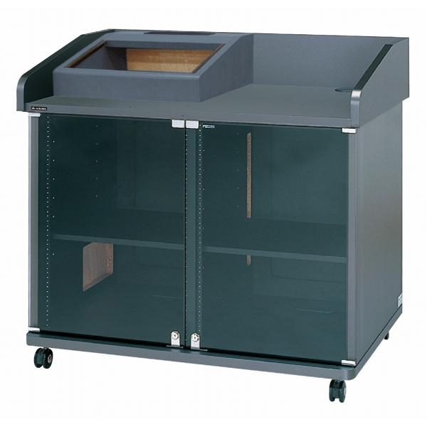 オーロラ ALB-30UC[チェスト・キャビネット]EIAレクチャーキャビネット(メタリックダークグ...