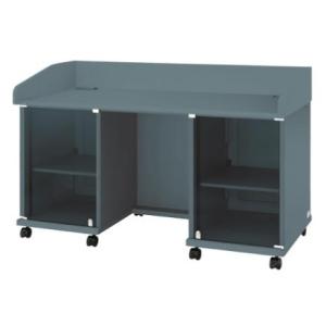 オーロラ ALB-TY30U[チェスト・キャビネット]EIAレクチャーキャビネット(メタリックダーク...