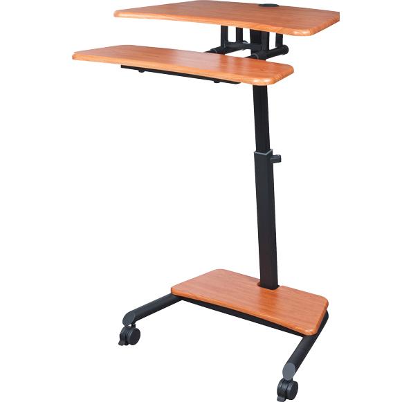 オーロラ URD-20[PCデスク]ガス圧昇降パソコンテーブル