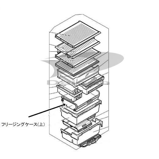 三菱 その他・家電周辺 冷蔵庫用フリージングケース(上) M20NE2414