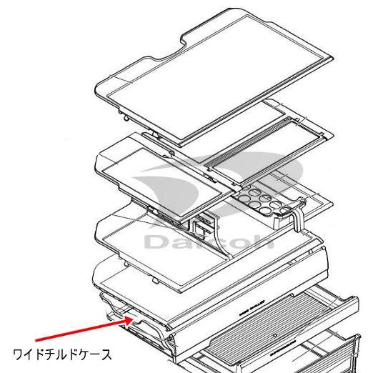 三菱 その他・家電周辺 冷蔵庫ワイドチルドケース M20YK4497