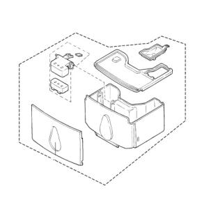 三菱 M22B52345[その他・家電周辺]除湿機用タンク