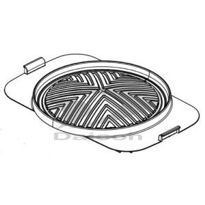 TOSHIBA（東芝） ホットプレート用載せ換えプレート 32280116 : ないと