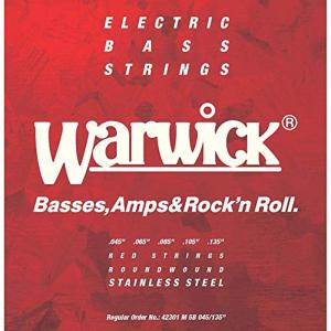 WARWICK ワーウィック エレキベース弦 5弦セットステンレス 42301 RED Strings Medium Low B 045/1の商品画像