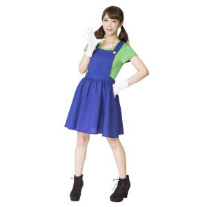 Party City なりキャラ研究部 コスプレ グリーンプラマーガール レディース 緑｜dck