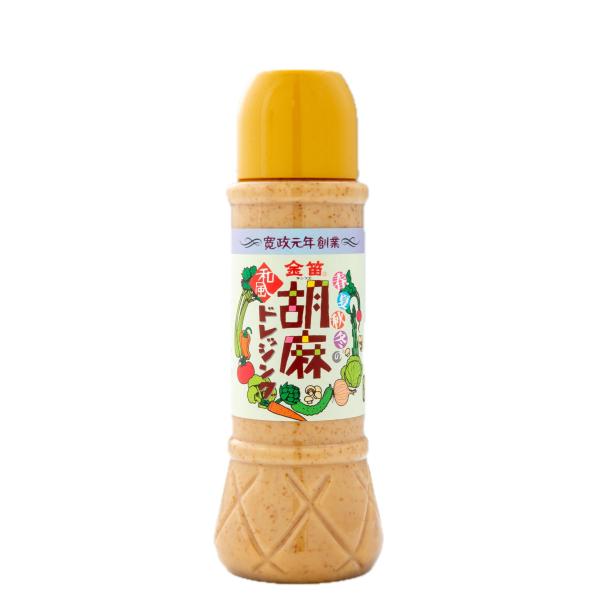 金笛 春夏秋冬の胡麻和風ドレッシング 390ml×2個 JAN:4977229700072