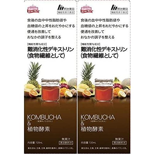 Kombucha 2本セットKOMBUCHA（コンブチャ）&amp;植物酵素 720ml（機能性表示食品）