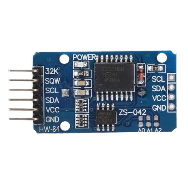 DS3231 AT24C32モジュール、2つのカレンダー目覚まし時計/うるう年補正付きの高精度時計モ...