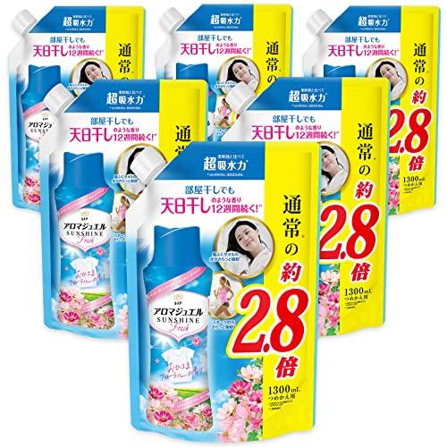 ケース販売 レノア ハピネス アロマジュエル おひさまフローラル 詰め替え 大容量 1,300mL ...