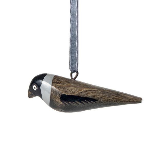 Mifuko 鳥のオーナメント　コクマルガラス jackdaw