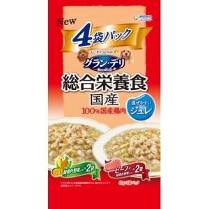 ユニ・チャーム グラン・デリ総合栄養食国産パウチ ジュレ　緑黄色野菜×ビーフ/65袋×4袋｜dcmonline