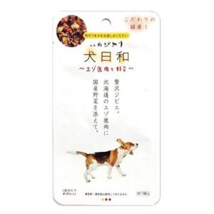 (株)わんわん 犬日和レトルトエゾ鹿肉と野菜/60g｜dcmonline