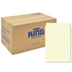 KING 【ケース販売】角A4封筒　Vカラー　85g/m2　スミ貼/11015 クリーム｜dcmonline