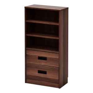 ワイエムワールド 薄型 カウンター下収納/00-100006-wn ウォールナット/引き出し