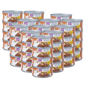 DCM 猫缶 かつお まぐろ ササミ入りゼリー/170gx4缶×12パック ササミ入りゼリー