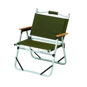 DCM アルミ　ローチェア/難燃素材 カーキ/ローチェア