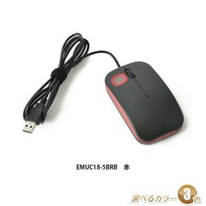 ECO DEVICE 指紋認証マウス/EMUC18-5BRB 黒赤