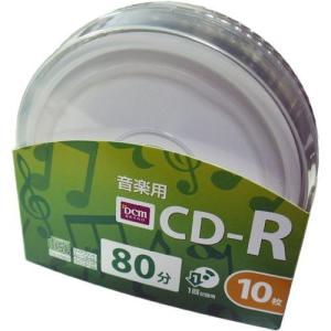 DCM 音楽用CD-R 10枚パック/E27-CD01の商品画像
