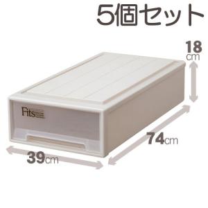 Fits 5個セット　収納ケース　フィッツケース カプチーノ/スリム｜dcmonline