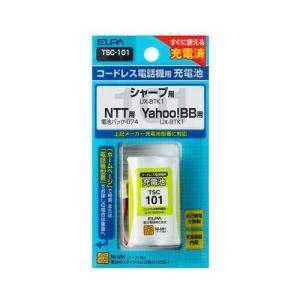 ELPA 電話機用充電池/TSC-101 シャープなど｜dcmonline