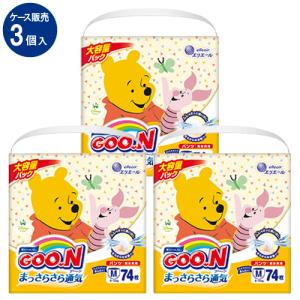 グーン グーンパンツ まっさらさら通気/Mサイズ74枚(6-12Kg)