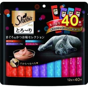 シーバ シーバとろーりメルティ/12g×40本 まぐろ&かつお味セレクション｜dcmonline