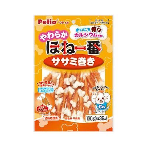 ペティオ やわらか　ほね一番　ササミ巻き/130g