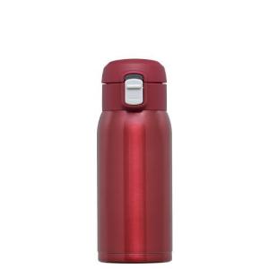 和平フレイズ オミット　ワンタッチ栓マグボトル　保温・保冷対応/レッド　RH-1515 レッド/350ml｜dcmonline