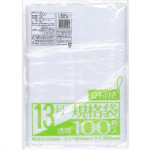 日本技研工業 日技 規格袋ひもつき/LDH-13 透明/100枚