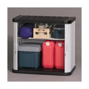 アイリスオーヤマ ミニロッカー/ML-800Vブラック/グレー W900×D520×H800mm