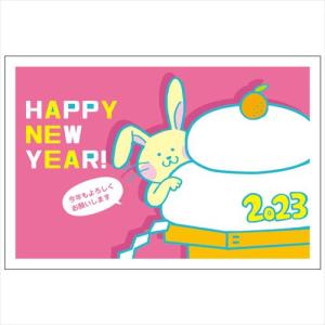 フタバ 卯年お年玉年賀はがき ビビッドポップ 3枚入/2023_VP-06 ビビッドポップ/100×148mm