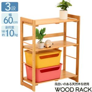 浅香工業 ウッドラック 3段/NW-3