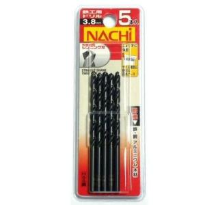 ナチ 鉄工用ドリル 5本入 シンニング刃3.8mm