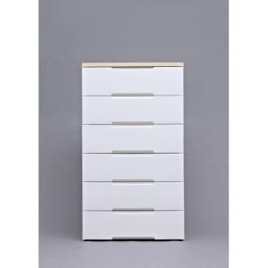 アイリスオーヤマ ウッドトップチェスト/HG-806 ホワイト/ペアー HG-806