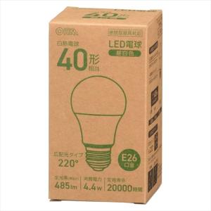 OHM LED電球　E26　40形相当　昼白色/LDA4N-G　AG56｜dcmonline