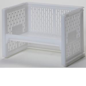 サンコープラスチック eラック/S シンプルホワイト S