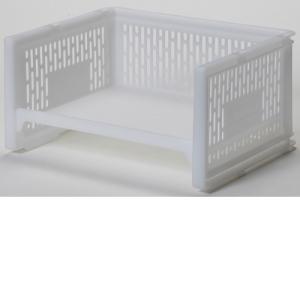 サンコープラスチック eラック/L 浅型 シンプルホワイト L浅型