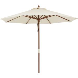 タカショー ウッドパラソル/PAS-27B ベージュ/2.7m