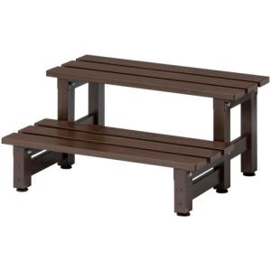 タカショー 美WOODデッキ/BEW-2SBRW ブラウンウッド/2段ステップ