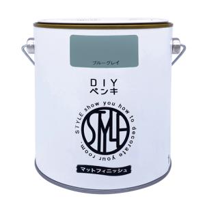 ニッペホームプロダクツ DIYペンキ マットフィニッシュ/1kgブルーグレイ ブルーグレイ/1kg